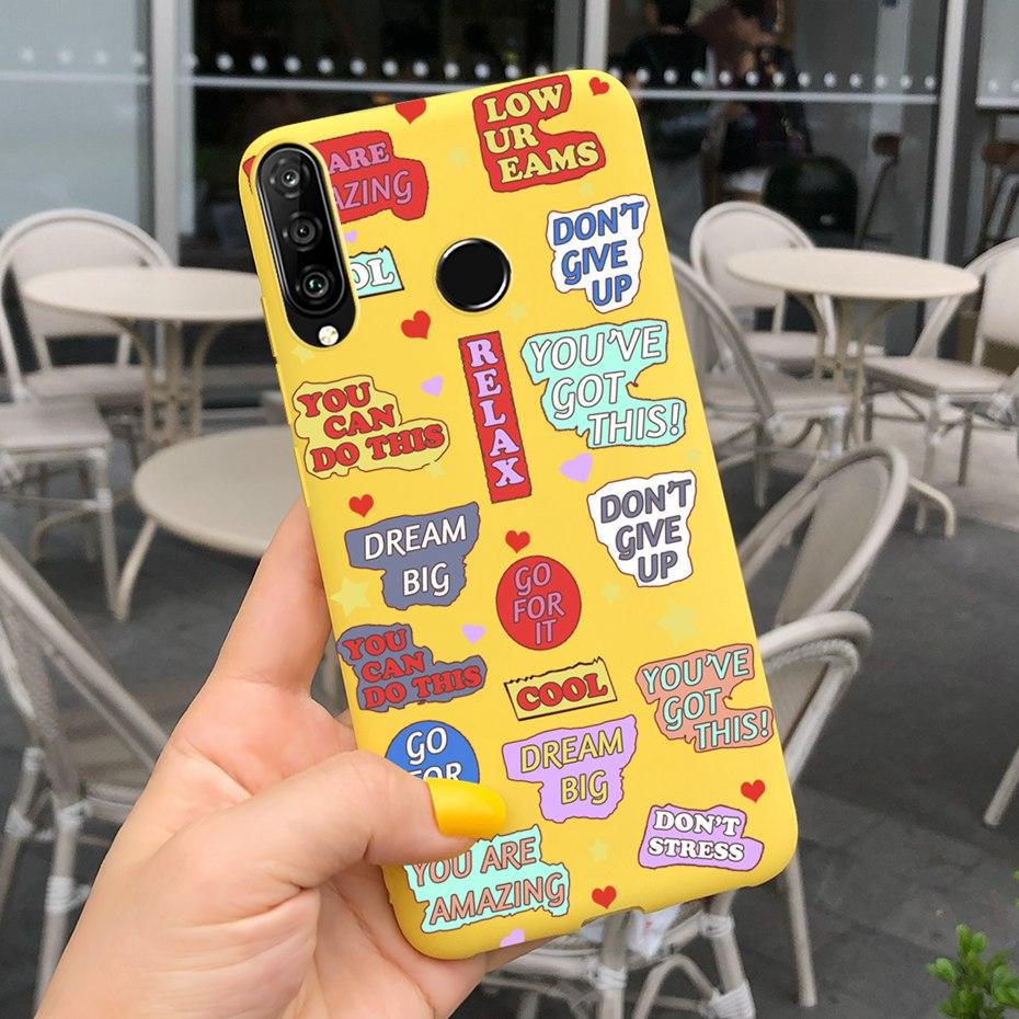 Flower Phone Cases For Huawei P30 Lite Pro Case Cover On Fundas Huawei P30 P30lite P 30 lite pro P30pro Cute Soft Silicone Cases
