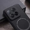 Magsafe Magnetic Wireless Charging Case For Xiaomi 15 Ultra Mi 15 Pro 14T Pro 14  PU Leather Cover