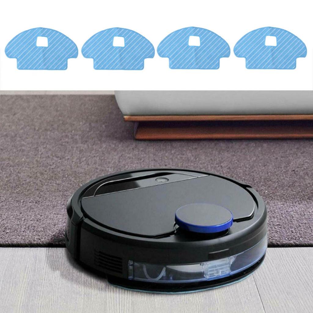 4 stücke Mopp Tücher Ersatz Fit für Deebot Ozmo 930/610 Robotic Staubsauger