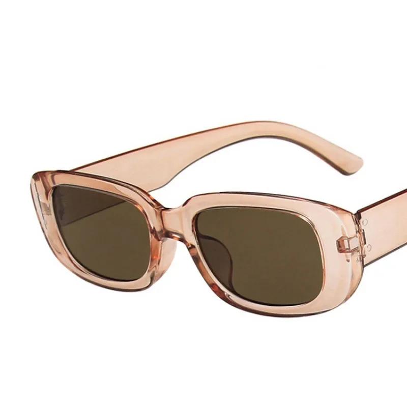 Summer Sunglasses Trend Square Frame Rectangle Glasses Brand Designer Sunglasses Fashion Personalized Glasses Women