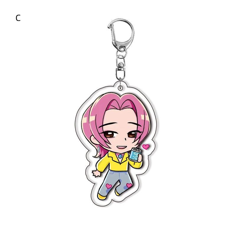 Huntrix Saja Chlapci Jinu Mystery Baby Abby Rumi Mira Zoey Akrylové Klíčenky Klíčenka Kpop Lovci Démonů Dárky pro Fandy