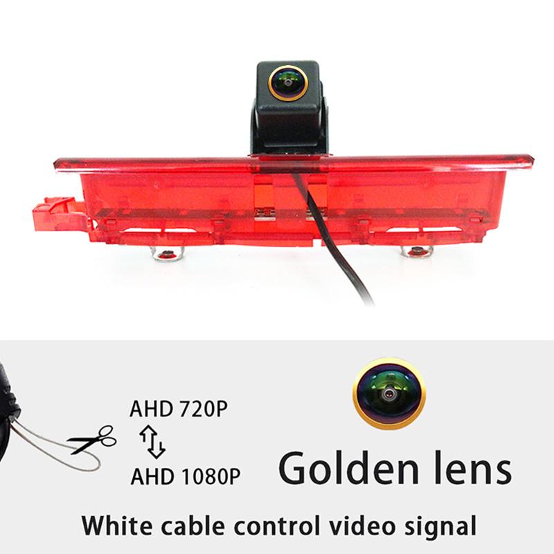 AHD 1080P Car Brake Light Rear View Reverse Camera For Volkswagen VW Caddy 2013 - 2015 Waterproof Night Vision Backup Camera 12 V
