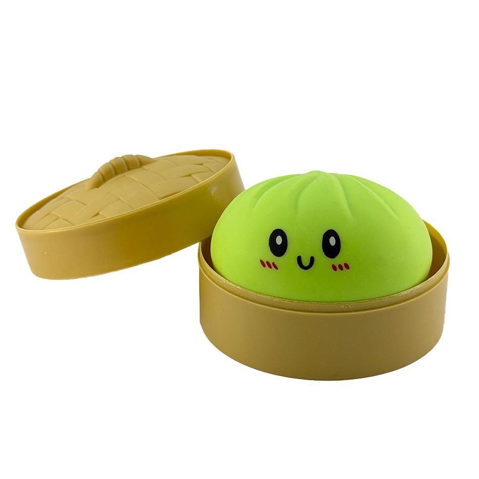 Kawaii Squeeze Toys Dumpling Mystery Box: Random Color Cute Expression Squishy Toy, Maltose Texture Slow Rising Stress Ball Gift