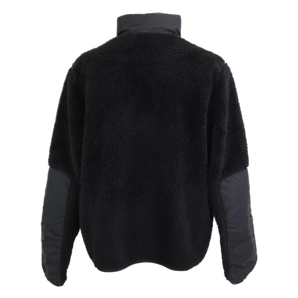 MONCLER ZIP UP CARDIGAN Reversible Boa x Fleece Zip-Up Jacket M blackUsed