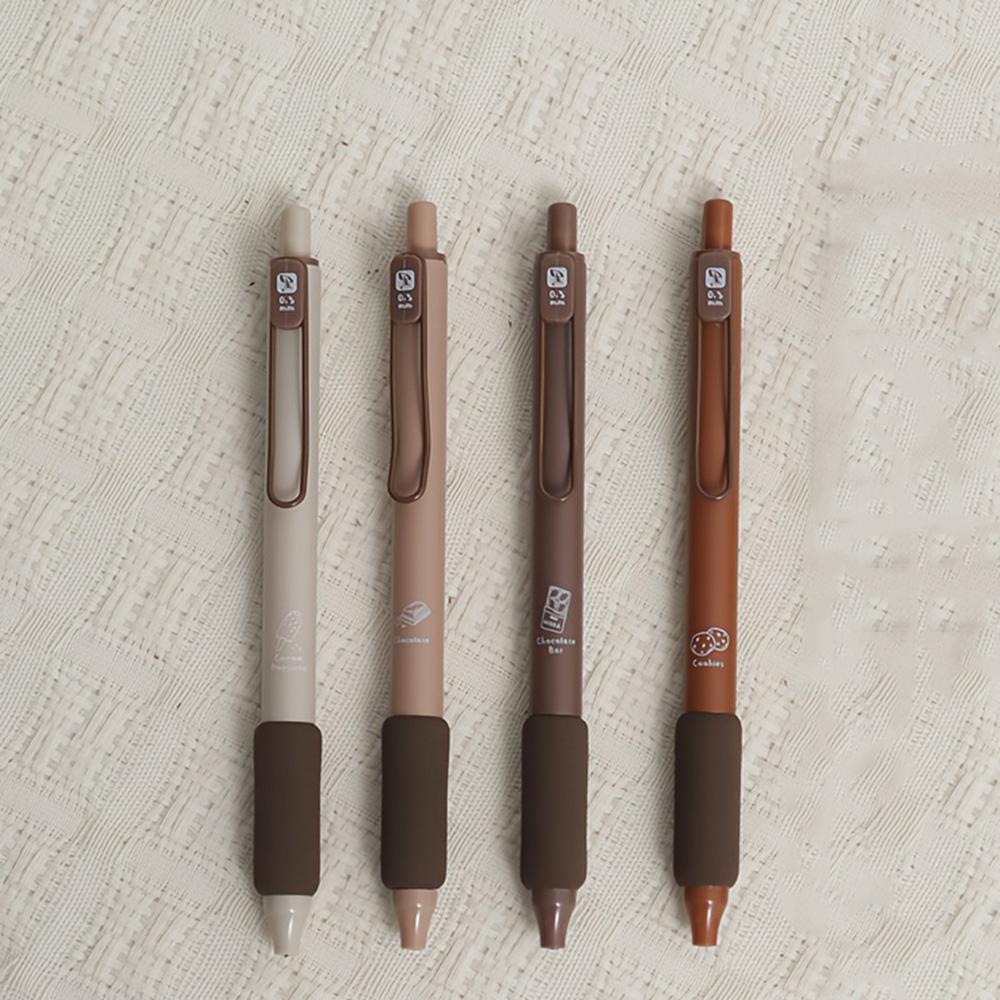 

4 гелевые ручки, наконечник 0,5 мм, быстросохнущие чернила, большая емкость, очень подходят для подписи и использования в школе, набор канцелярских товаров.