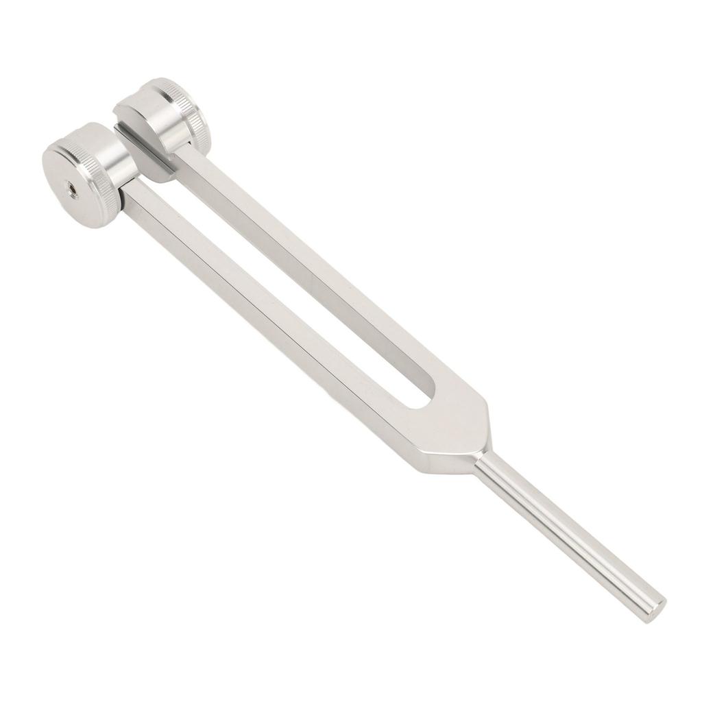 128 Hz Stimmgabel mit Hammer Ergonomische Aluminiumlegierung 128 Frequenz Stimmgabel zur Heilung