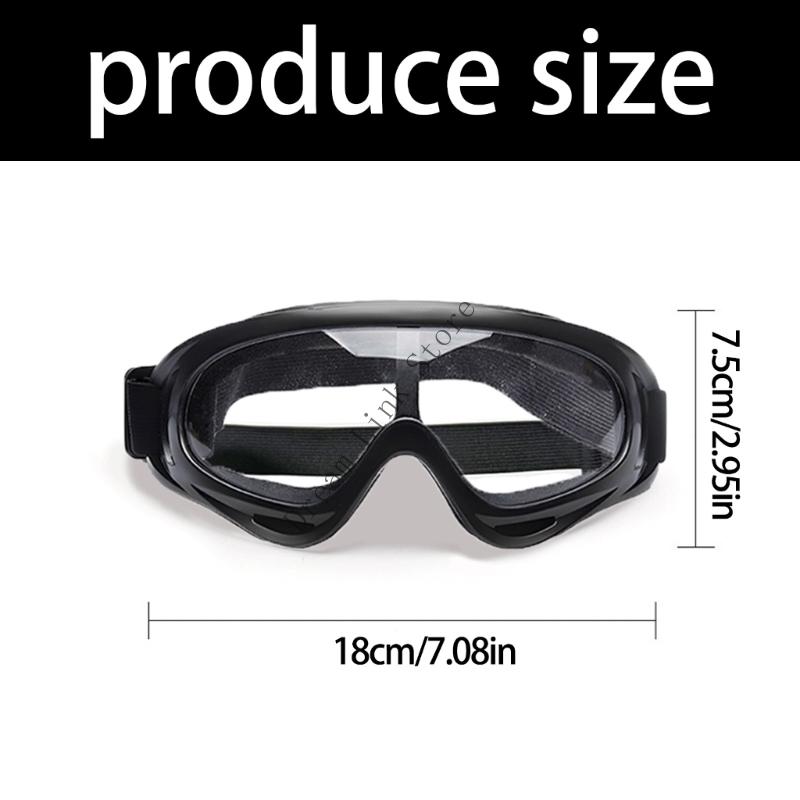 Fashionable Dog Sunglasses TPU Frame Dustproof Lens Goggles with Adjustable Strap For Beach Motorcycle Trip Daily Walks