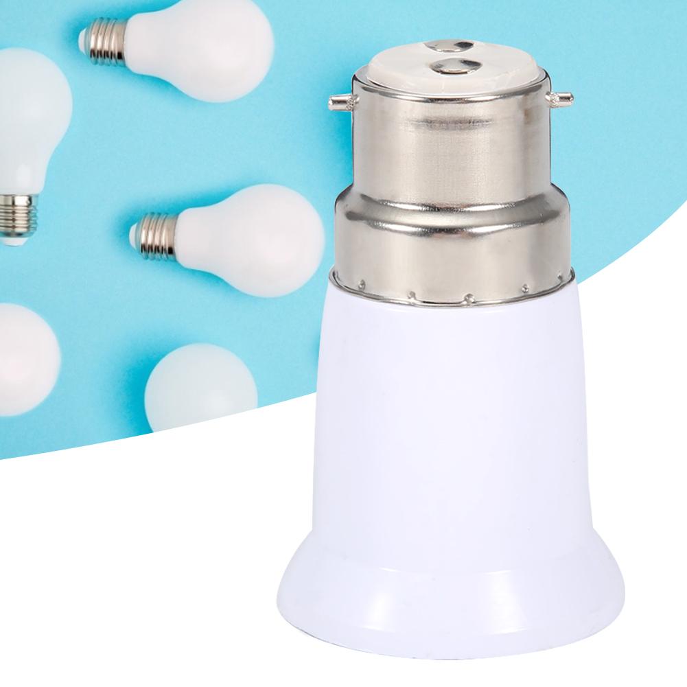 Adaptor Convertor Soclu Lampă B22 la E27 Bază Bec pentru Uz Casnic
