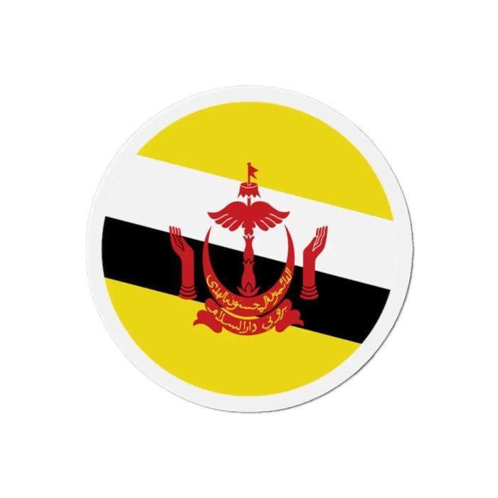 Aimant Rond - Brunei - 6 cm - Multicolore - 50 pièces - Mixte