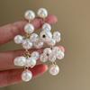 Luxury High-End Temperament Winter Earrings 2026 Minimalist Super Fairy Beaded Fringe Atmospheric Versatile Fashion Studs