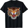 Tigerkopf Tattoo Grafik T-Shirt von Seven Relics T-Shirt