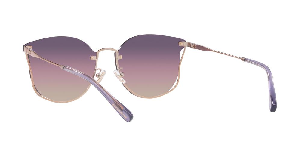 Sunglasses HC7151D CH573 SHINY ROSE GOLD PURPLE Lens 63 [Coach] Frame/TRANSPARENT