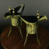 Chinese Ancient Cup Alloy Vintage Drinking Glasses Beverage Liquor Mugs Shot Glass Table Decorative Cups Home Decor Gift