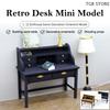 1Pcs Dollhouse Writing Desk Model Study Room Furniture Decoration Simulated Home Desk Scene Decor Accessories