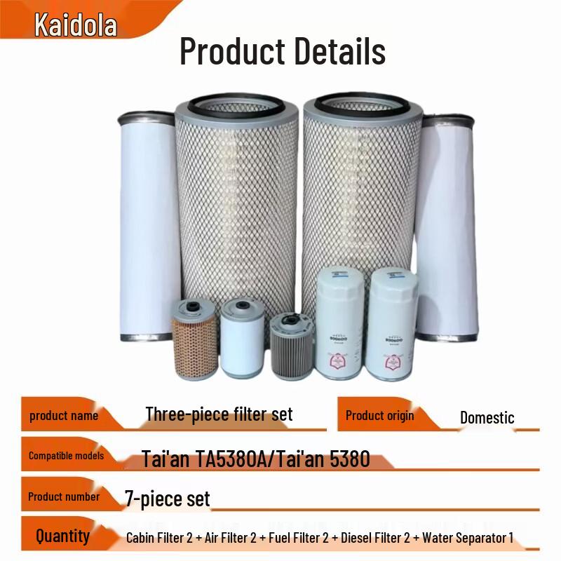Kaiduola 7-Piece Engine Filter Kit for Tai an TA5380A