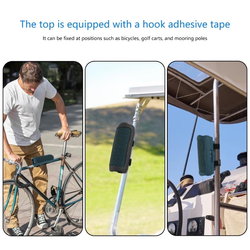 Speaker Guard Case With Detachable Carrying Strap Enhances Drop Resistance Precise Openings for Flip 7