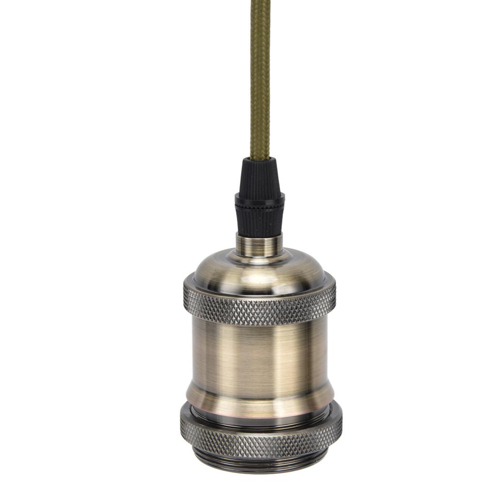 E27 Lampeholder med ledning Vintage Pendellampe Lampeholder for soverom 100?240V