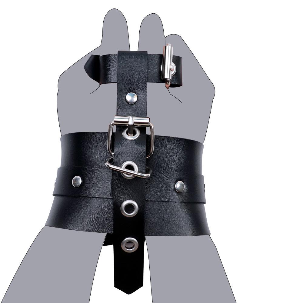 Metal Anal Hook & Slave Collar Set – Forced Bondage Kit for Master/Slave Obedience Games