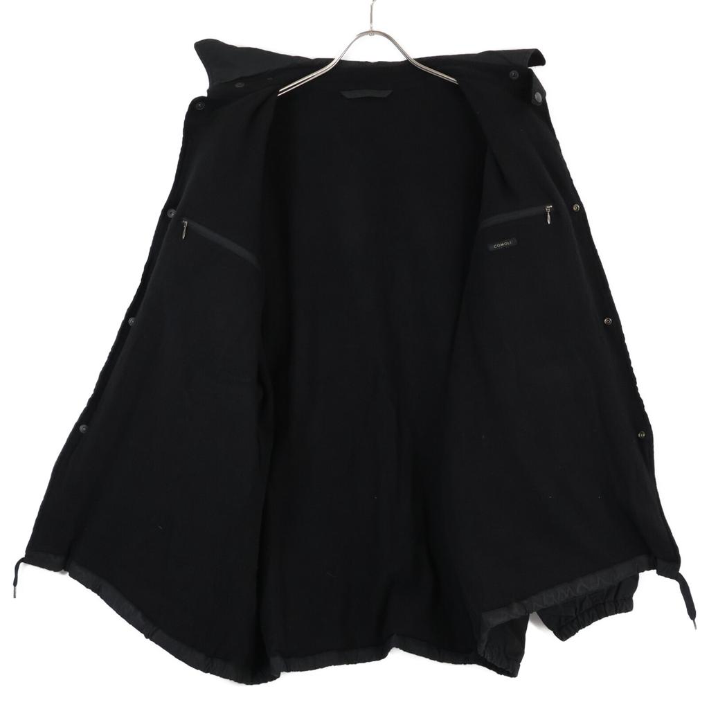 COMOLI [24AW] A03-01013 Cotton Nylon Coach Jacket 1 blackUsed