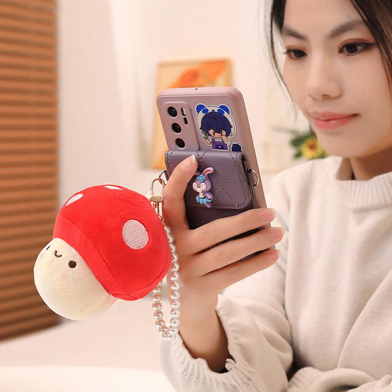 Mushroom Plush Toy – Cartoon Style Large Doll