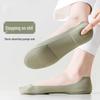 Ice Silk Low-Cut Women's No-Show Socks, Non-Slip Cotton Pad for Heels - Summer Thin
