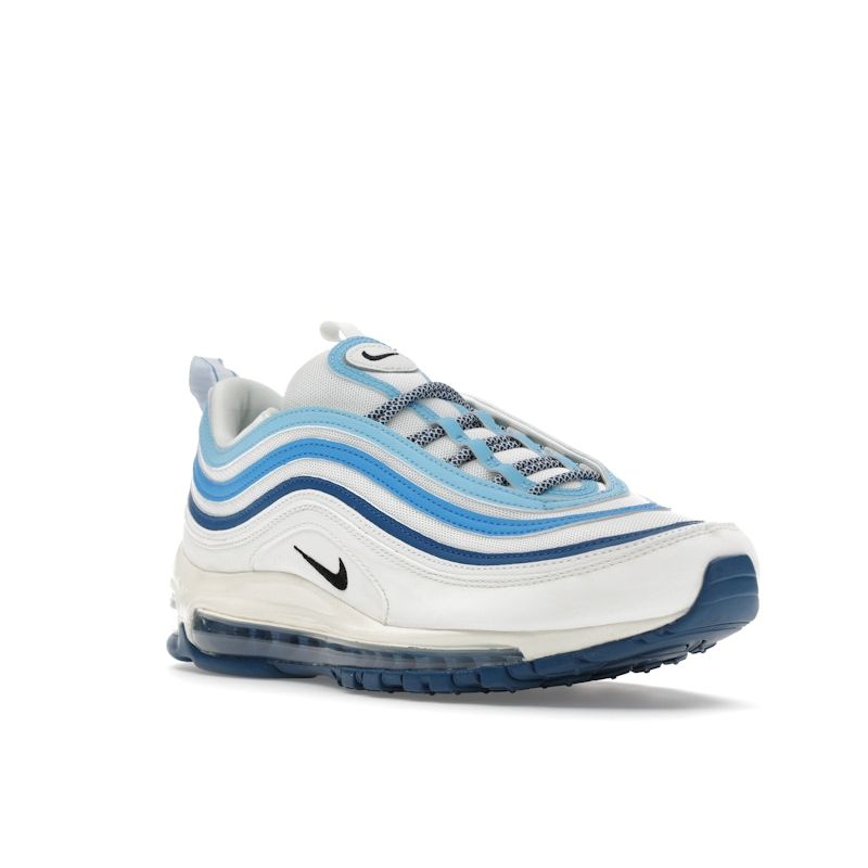 Nike Air Max 97 Azzurro Ghiaccio Sneakers Uomo Bianco Foto-Azzurro FN6957-100