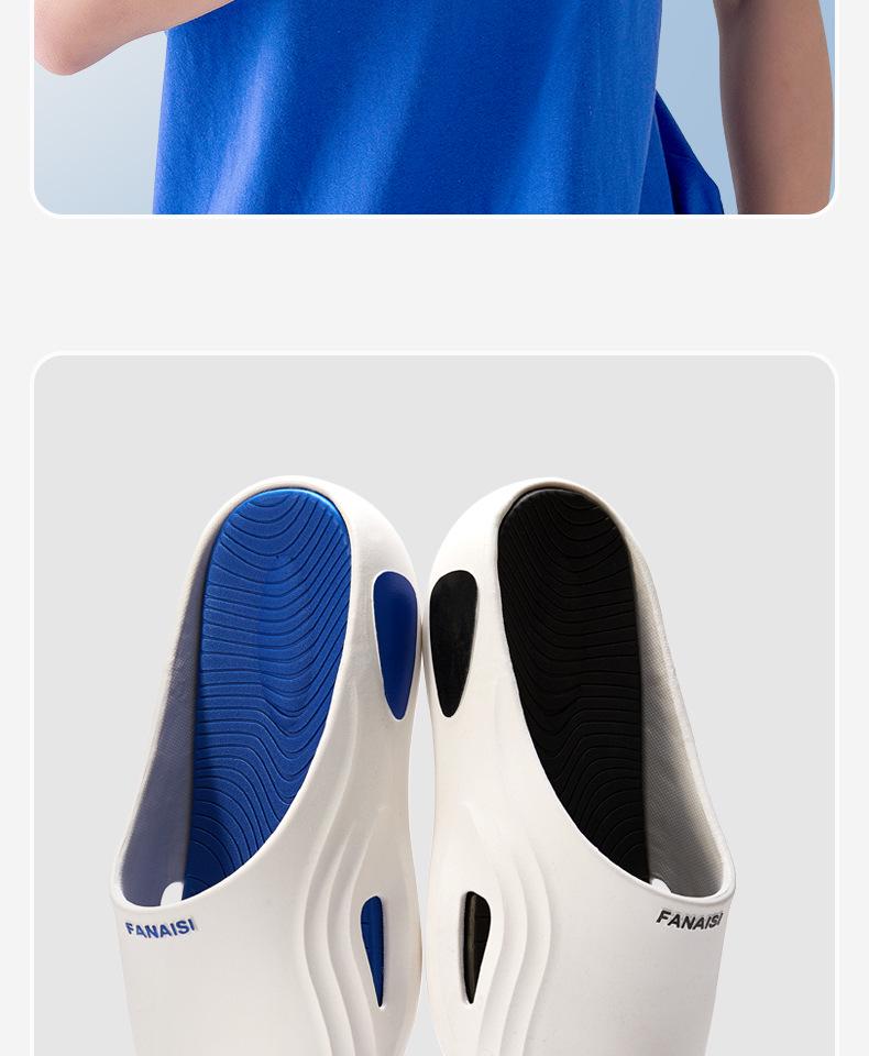 2025 Męskie Antypoślizgowe Kapcie Domowe/Zewnętrzne: Styl letni, gotowy do kąpieli, uniseks i na każdą porę roku