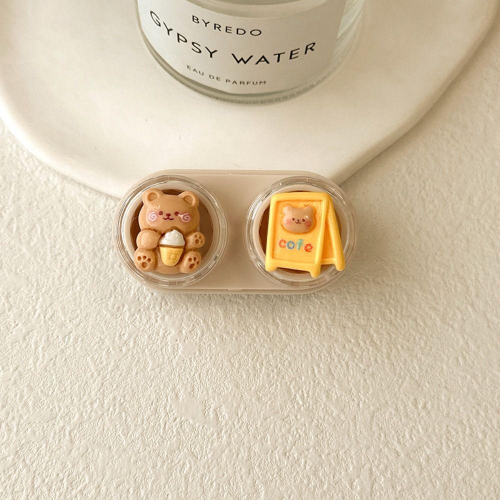 

Коробка для хранения контактных линз для животных, мини-инструмент для ухода за линзами, новый футляр для контактных линз A