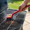 Nerezový grilovací kartáč na čištění grilu Vyměnitelné podložky Kartáč na odstraňování mastnoty Pro domácí použití