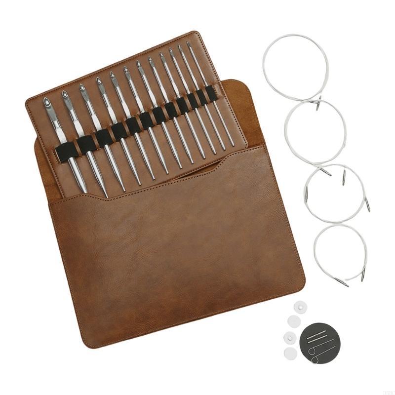 Interchangeable Crochet Hook with Storage Bag 3-10.0mm Tunisian Crochet Hook CN