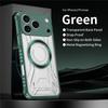 Applicable To IPhone17ProMax Magnetic Mobile Phone Case Magsafe Magnetic Suction 16Pro Transparent 15 Protective Case All-inclusive