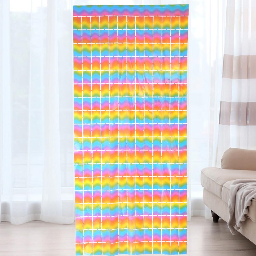 

Macaron Square Colorful Streamer Curtain For Joyful Celebration Themes Decor And