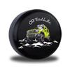1 x Copriruota di scorta in pelle PVC PU stile Auto 4x4 Off Road Vita Montagna Per Mitsubishi Suzuki SI-04 Copri Protettore Ruota