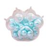 Stress Relief Milk Tea Toy Slow Rising Bead Filled Shell Cat Paw Geometry Squeeze Pinch Toy Focus Aid Anti-anxiety Hand Relaxation Toy