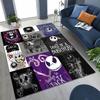 2026 New The Nightmare Before Christmas Jack Cartoo Rug for Bedroom Living Room Sofa Home Doormat Decor, Kid Non-slip Floor Mat