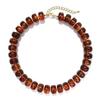 Bright Bohemian Beach Choker: Jelly-Colored Acrylic Resin Necklace for Women