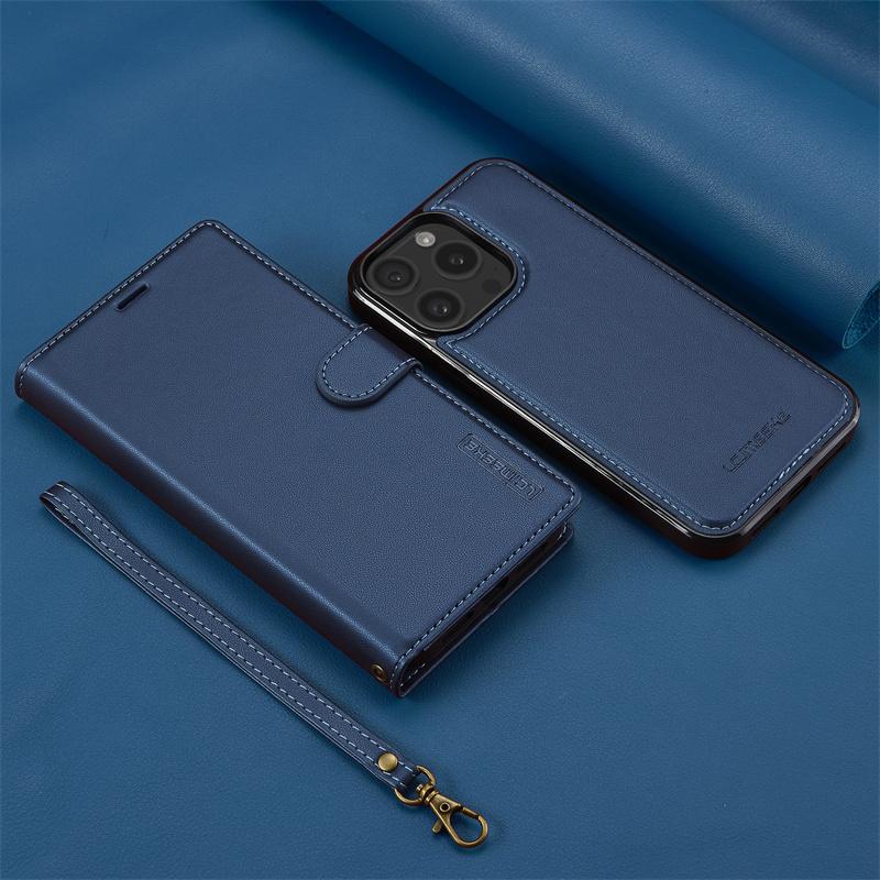 2 in 1 High Quality Retro Magnetic Flip Leather Case for iPhone 16 15 14 13 12 11 XR XS/Samsung S24 Ultra S23 FE A55 A54 Wallet Card Cover Phone Case