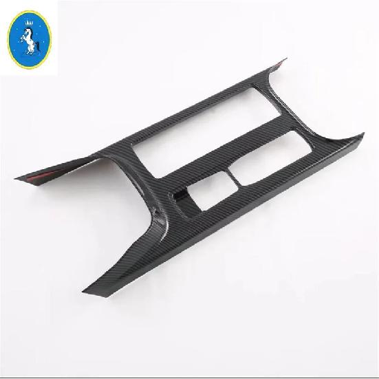 Fit For Ford Focus MK4  - 2025 ABS Carbon Fiber Car Center Console Water Cup Holder Decoration Cover Trim Sticker Accessorie