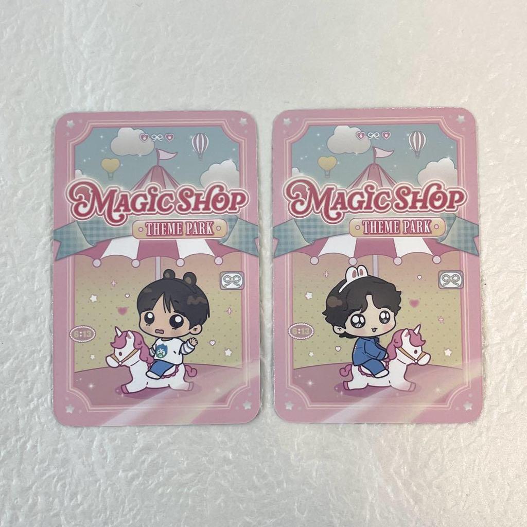 [USED] BTS Jungkook V Korean Cafe Event MAGICSHOP Bonus Set