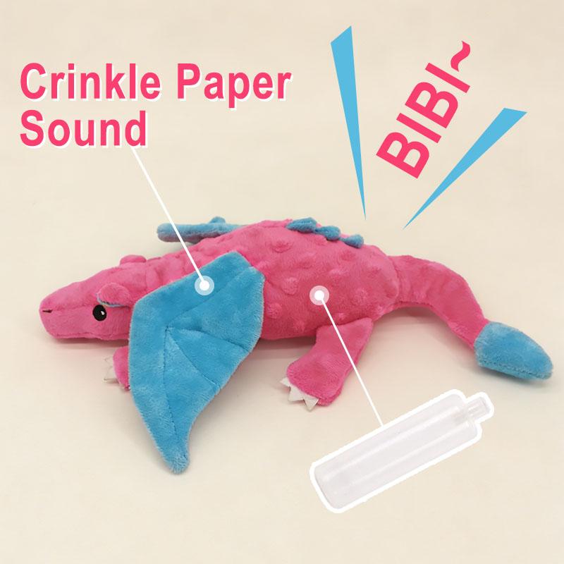 Cane Drago Volante Peluche Indistruttibile Giocattoli Strillanti Resistente Sicuro Cane Gioco Robusto Carino Animali Giocattoli Articoli per Animali Giocattolo da Masticare Denti