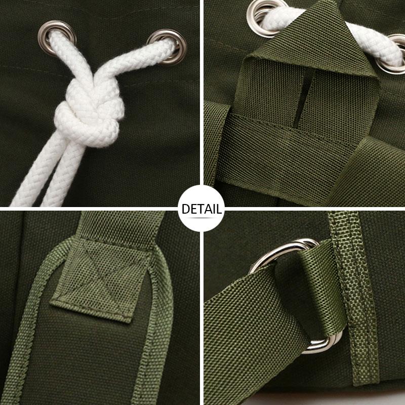 Männer Sporttasche Kordelzug Rucksack Eimer Sport Basketball Taschen Für Frauen Fitness Leinwand