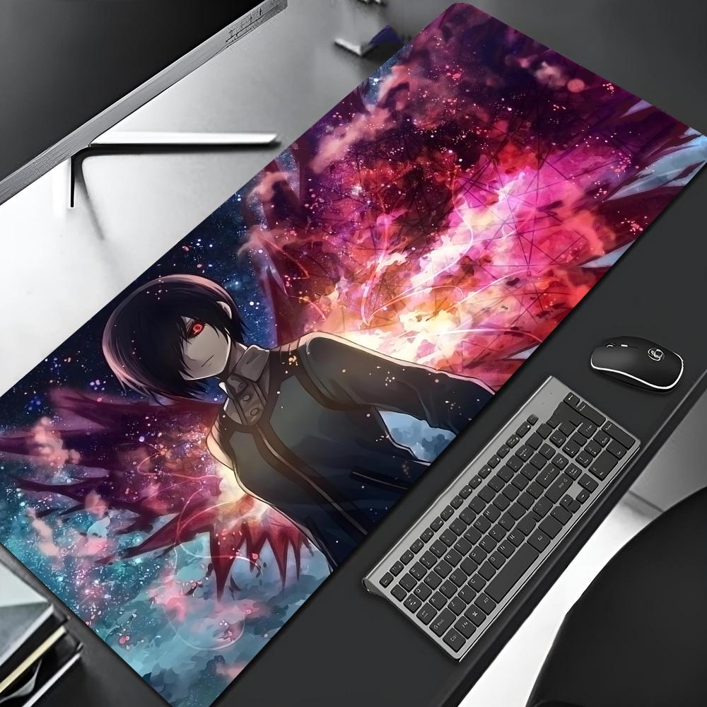 Tokyo Ghoul Alfombrilla de Ratón Borde Grande Gaming Bloqueo Diy Impresión Computadora Gamer Grande Caucho Arte Alfombrilla de Ratón Laptop Estera de Escritorio