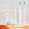 Waterproof Sonic Electric Toothbrush, Wireless Charging, Dual Button, 5 Modes, 25 Intensities
