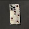 Clear Square Back Tube Case Protection For iPhone 16 ProMax 12 11 15 Plus 14 Pro Max 13 Anti-Oxygen,Many Puppies Pattern Casing