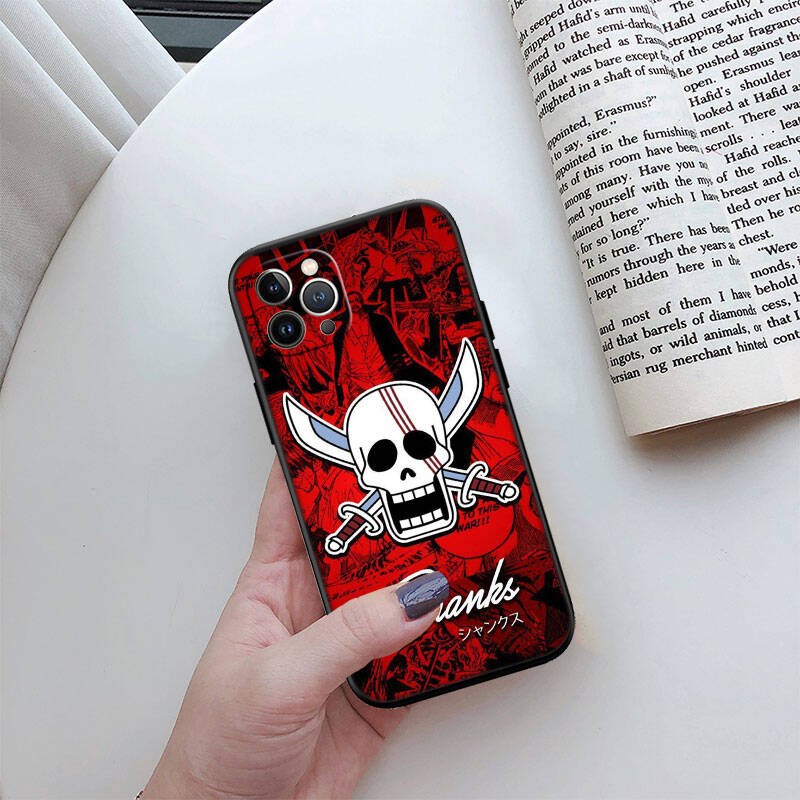 MH118 One Piece LOGO Telefoonhoesje voor iPhone 7 8 11 12 13 14 15 16 17 16E XS Pro Max XR X SE Air