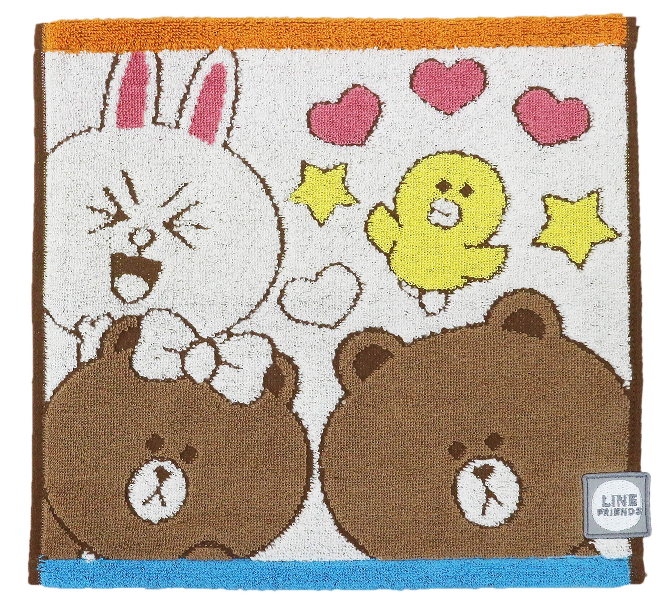

Marushin Carry LINE FRIENDS Happy Line Available in 2 5585000000 Towel/Hand Towel, Friends, Cotton, Sizes,