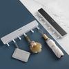 Modern Minimalist Wall Mount Door Hook With Abs Material For Bathroom And Toilet Storage