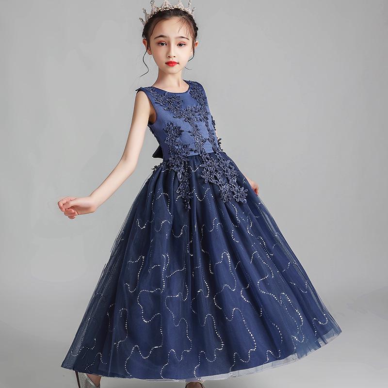 CARISA Sleeveless Mesh Performance Princess Dress for Girls
