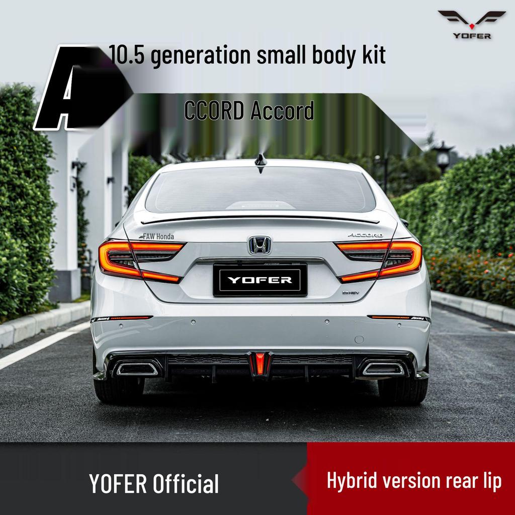 10th-Gen Accord Hybrid '22 YOFER Rear Lip, Spoiler & Bumper Kit
