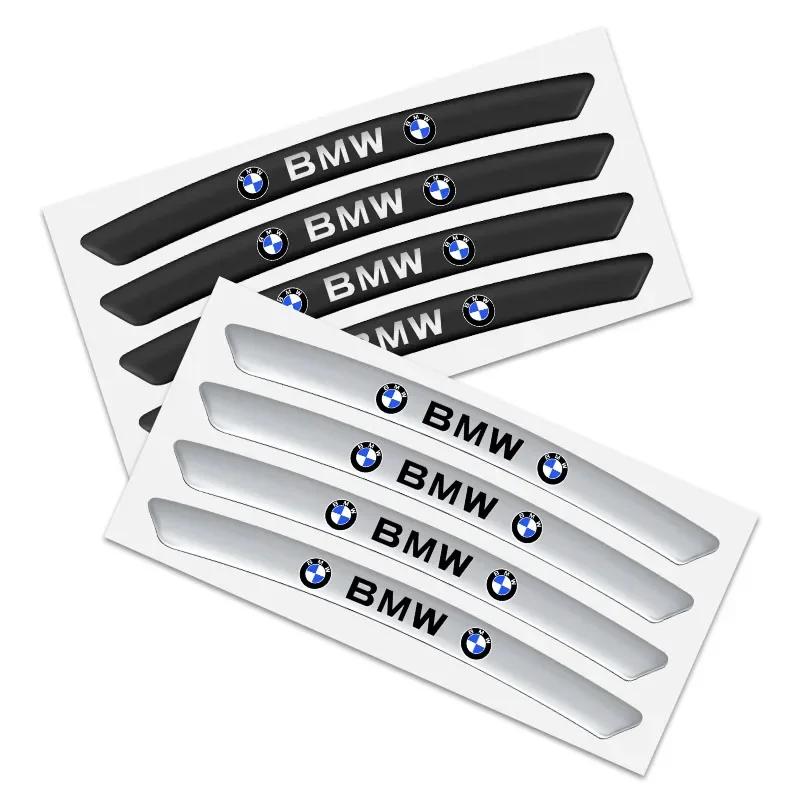 4Pcs Car Wheel Badge Sticker Emblem Decoration For BMW 320Li 325Li 330Li 325i E60 E64 E70 E83 E85 E87 E90 E92 E71 F10 F30 F20